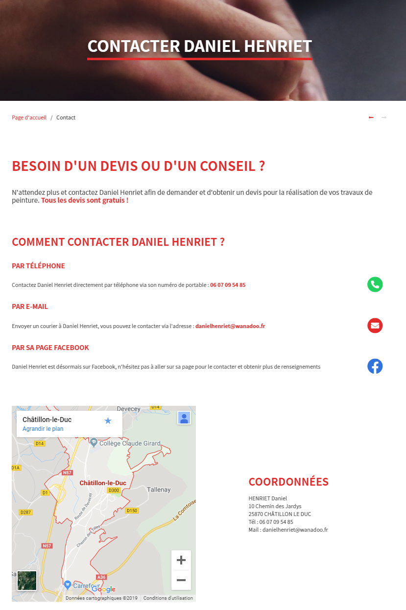 Photo de la page Contact