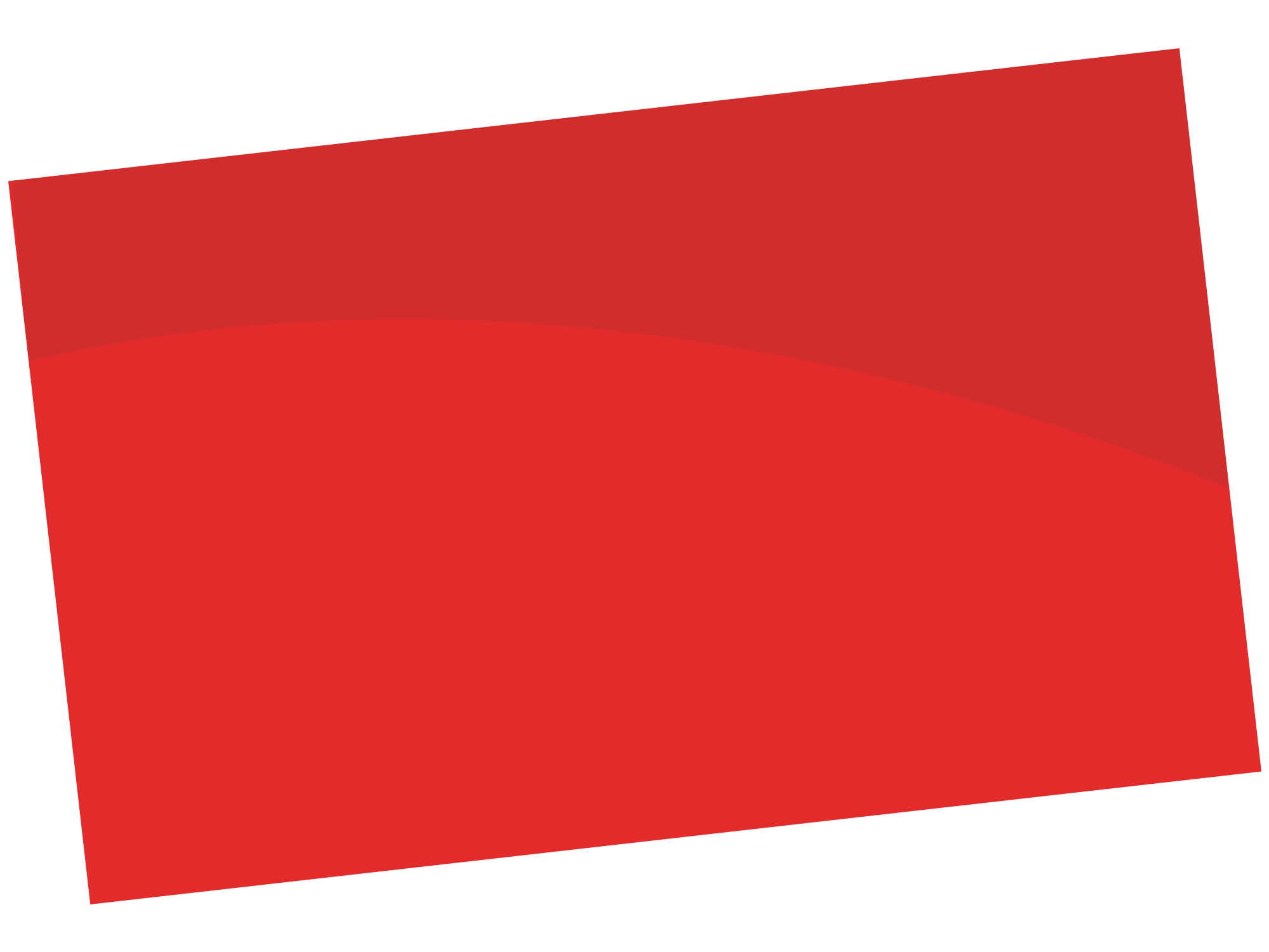 Image de rectangle rouge avec une ombre foncée inspirée du logo de l'entreprise de peinture EURL Henriet Daniel à Besançon et en France Comté